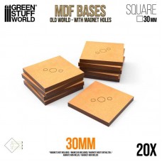 Basi MDF Old World - Quadrate 30 mm